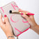 Brush Etui mit Neon Pink