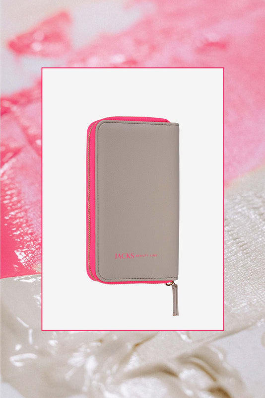 Brush Etui mit Neon Pink